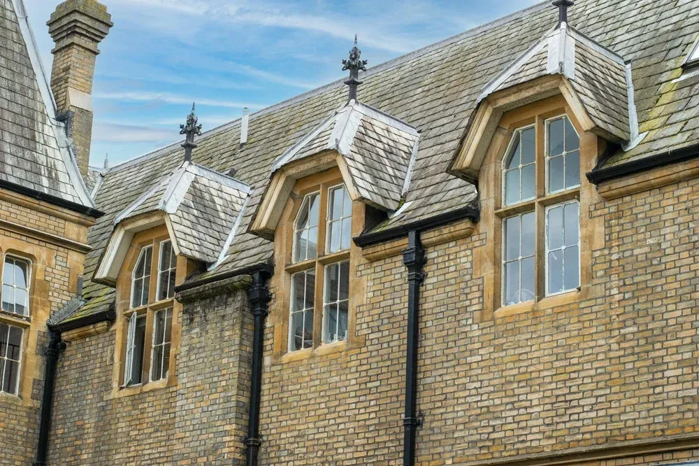 The Victorian brick gables of the Royal Victoria Patriotic Building, home of SGC Wandsworth Common